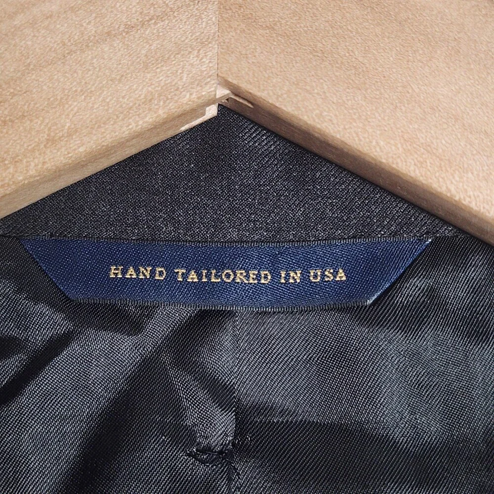 Brooks Brothers Suit Jacket Mens 42 Gray Golden Loro Piana Wool 120s